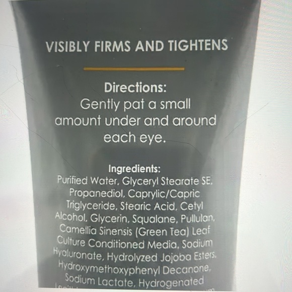 Men’s NASA Firming Eye Treatment.  New - Picture 3 of 4